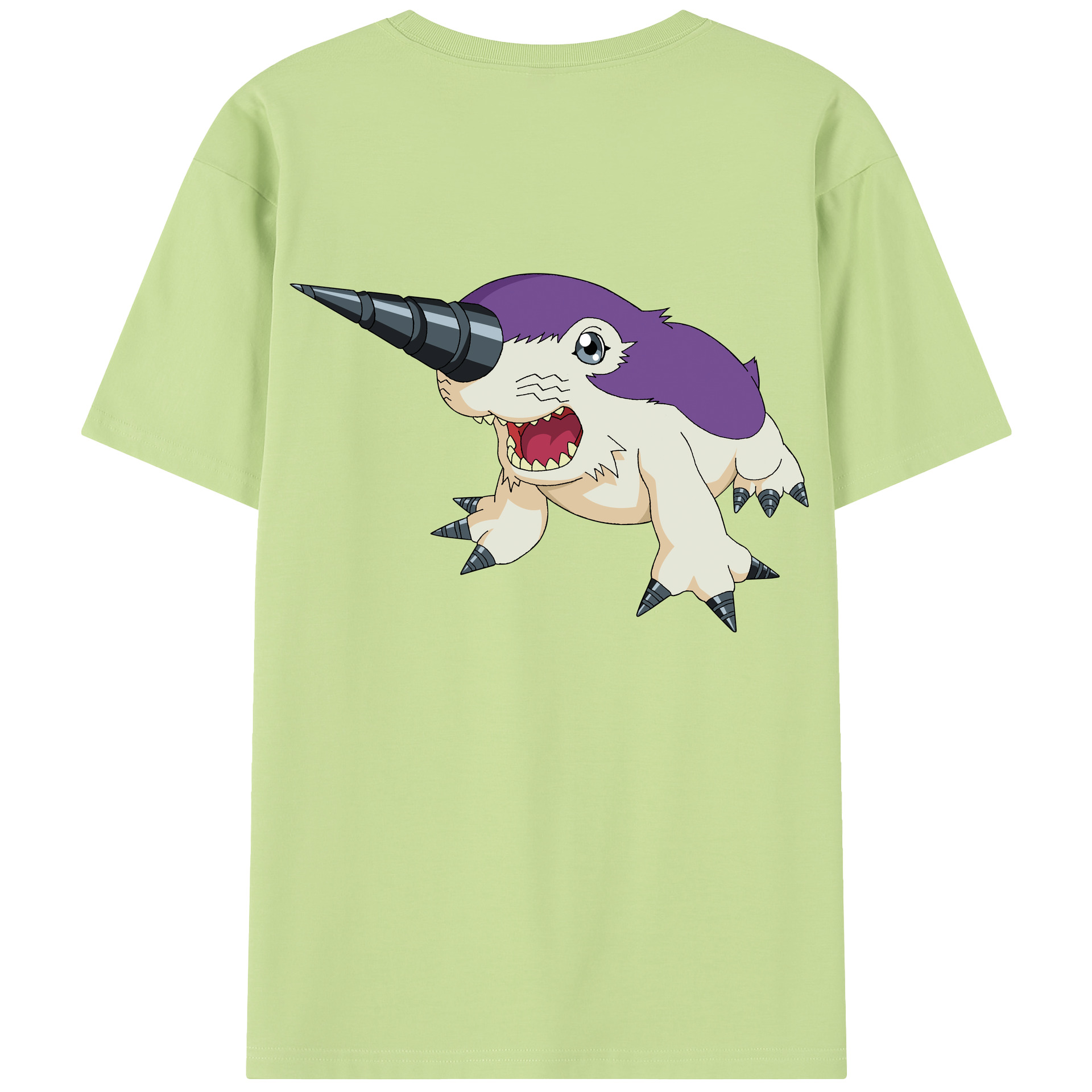 （画像用） Digimon デジタルモンスター/デジモン 綿100％半袖Tシャツ（背面プリント）